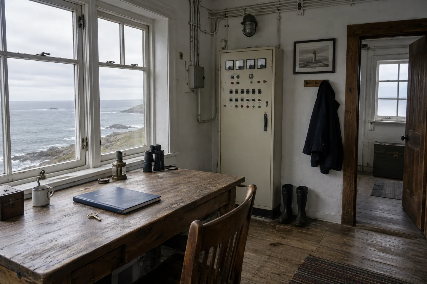 Keeper’s cottage · control room