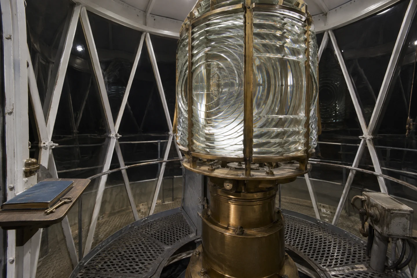 Stage B · lantern interior